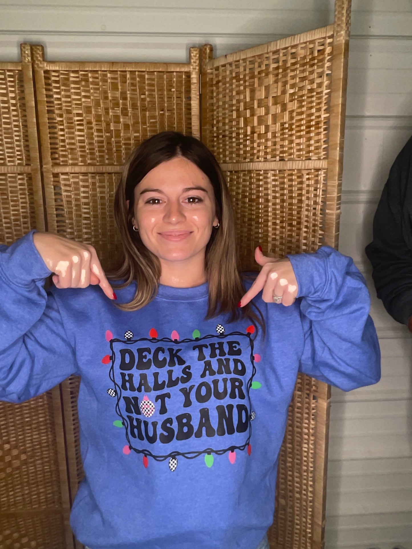 Deck The Halls Not Your Husband Tshirt