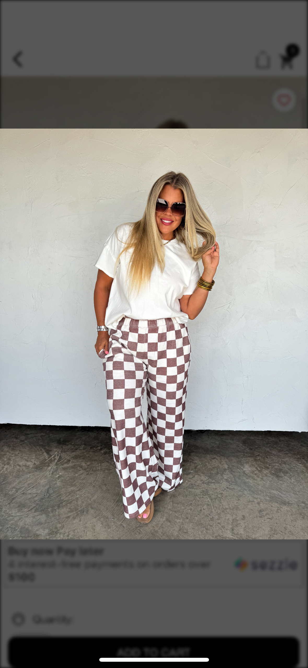 PREORDER Drift Away Wide Leg Joggers