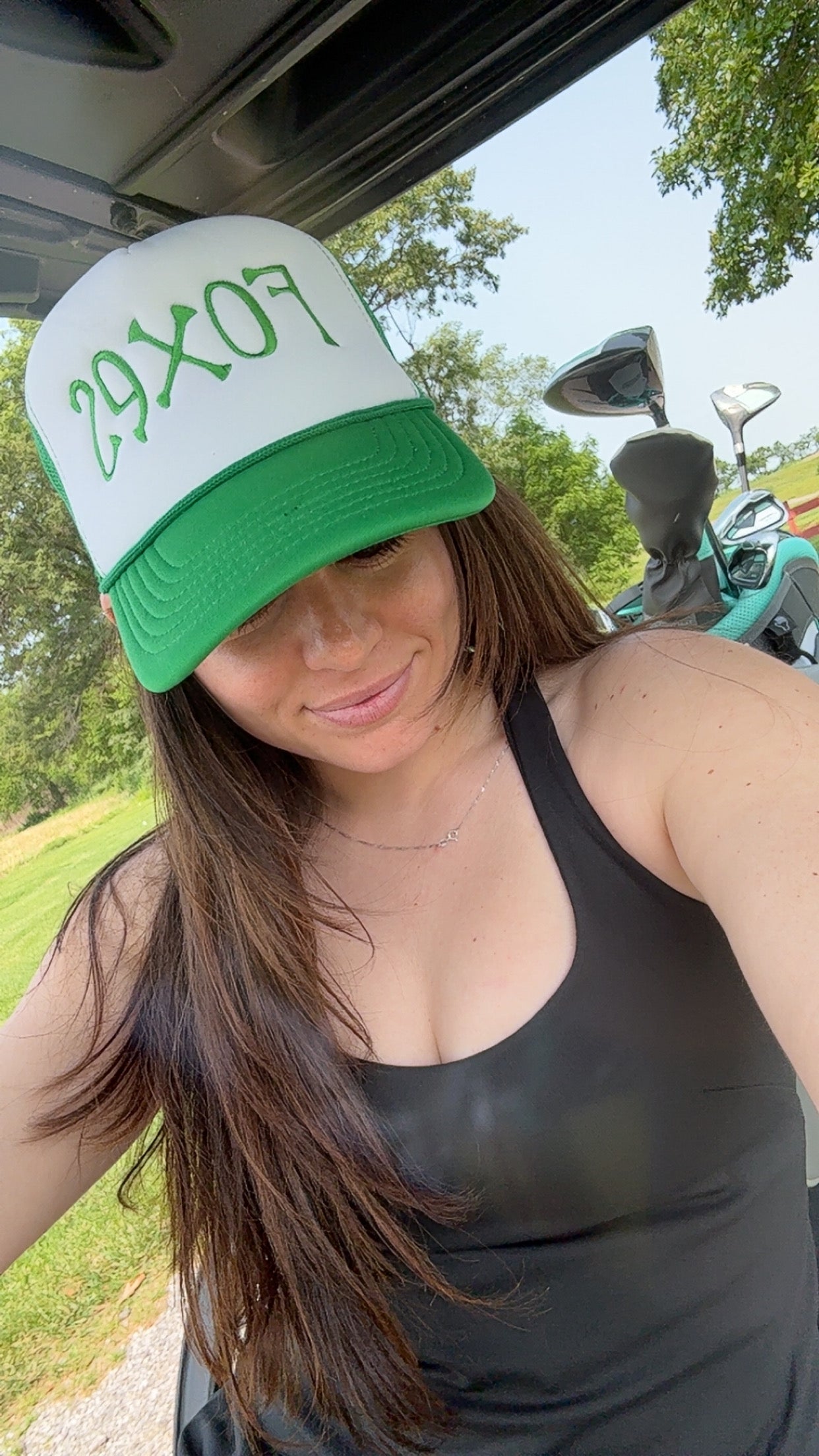 FOXES embroidery hat