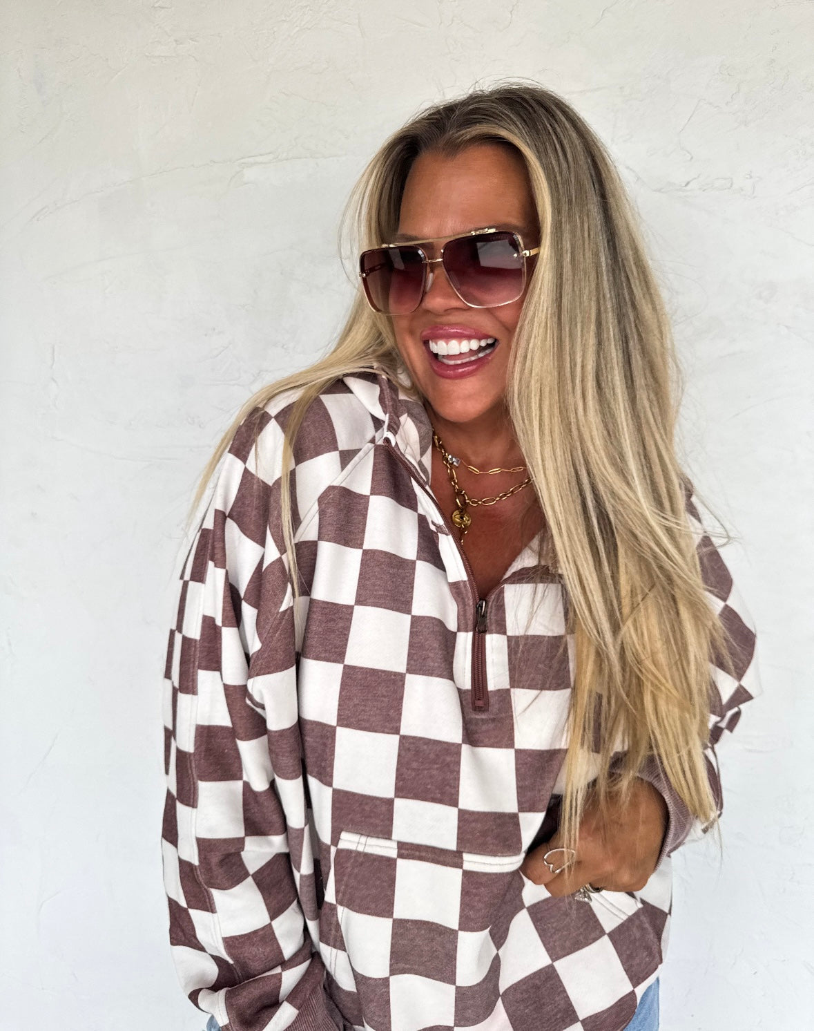 PREORDER CAMO & CHECKERED EASY DOES IT PULLOVER