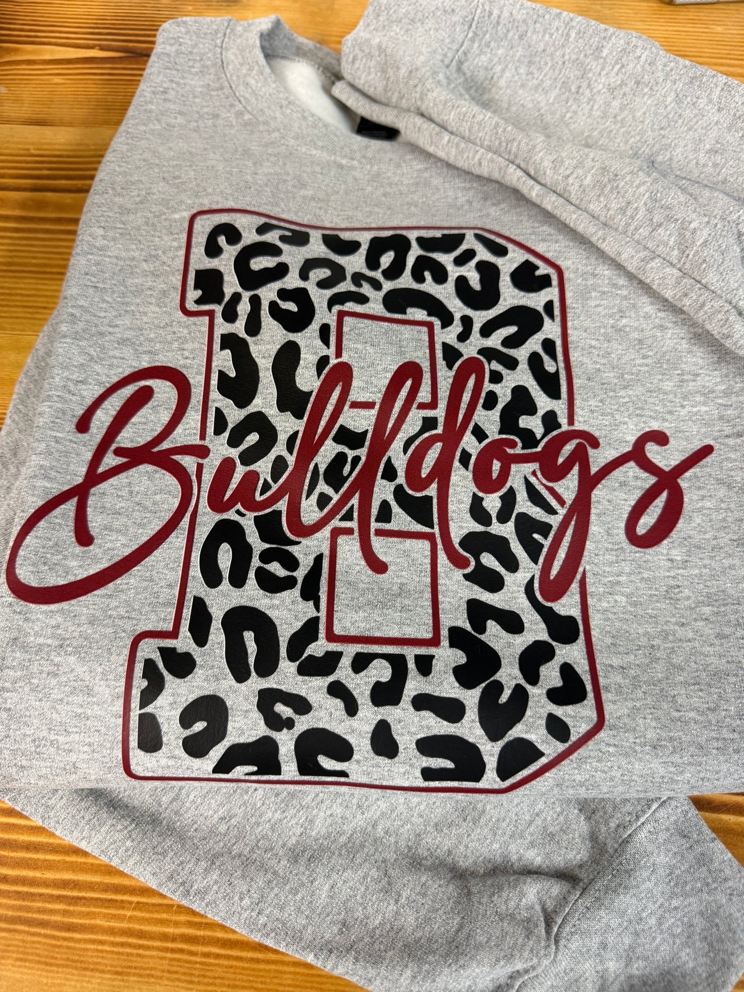 Bulldogs Cheetah Crewneck