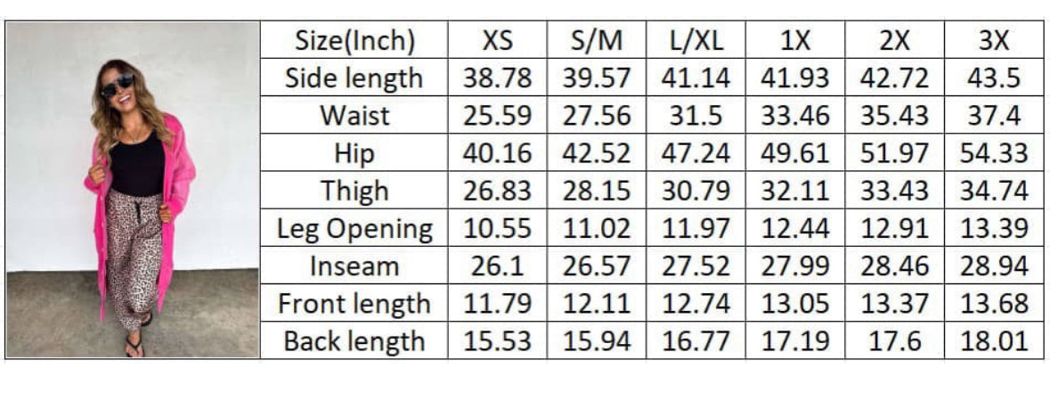Coco Cheetah Jogger Pants