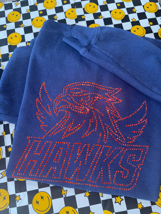 Hawks Rhinestone CC Crewneck