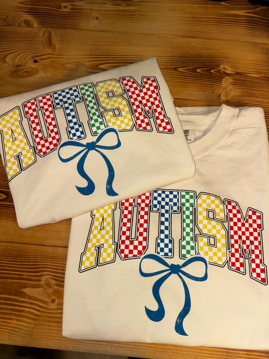 Autism Bow Tshirt