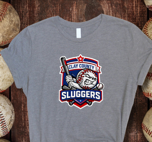 Clay County Slugger Logo Tshirt