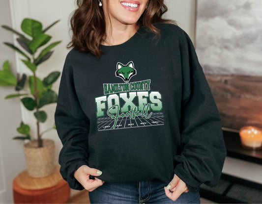 Hamilton County Football Field Crewneck