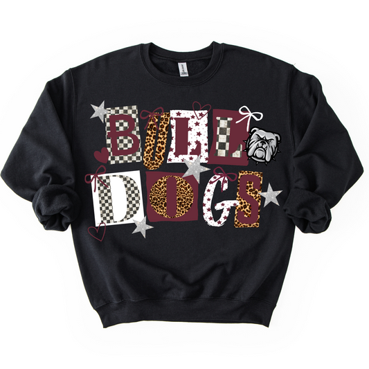 Bulldogs Fancy Crewneck