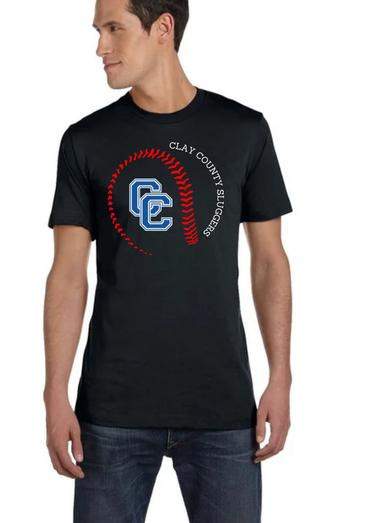 Clay County Slugger Baseball Logo Hoodie