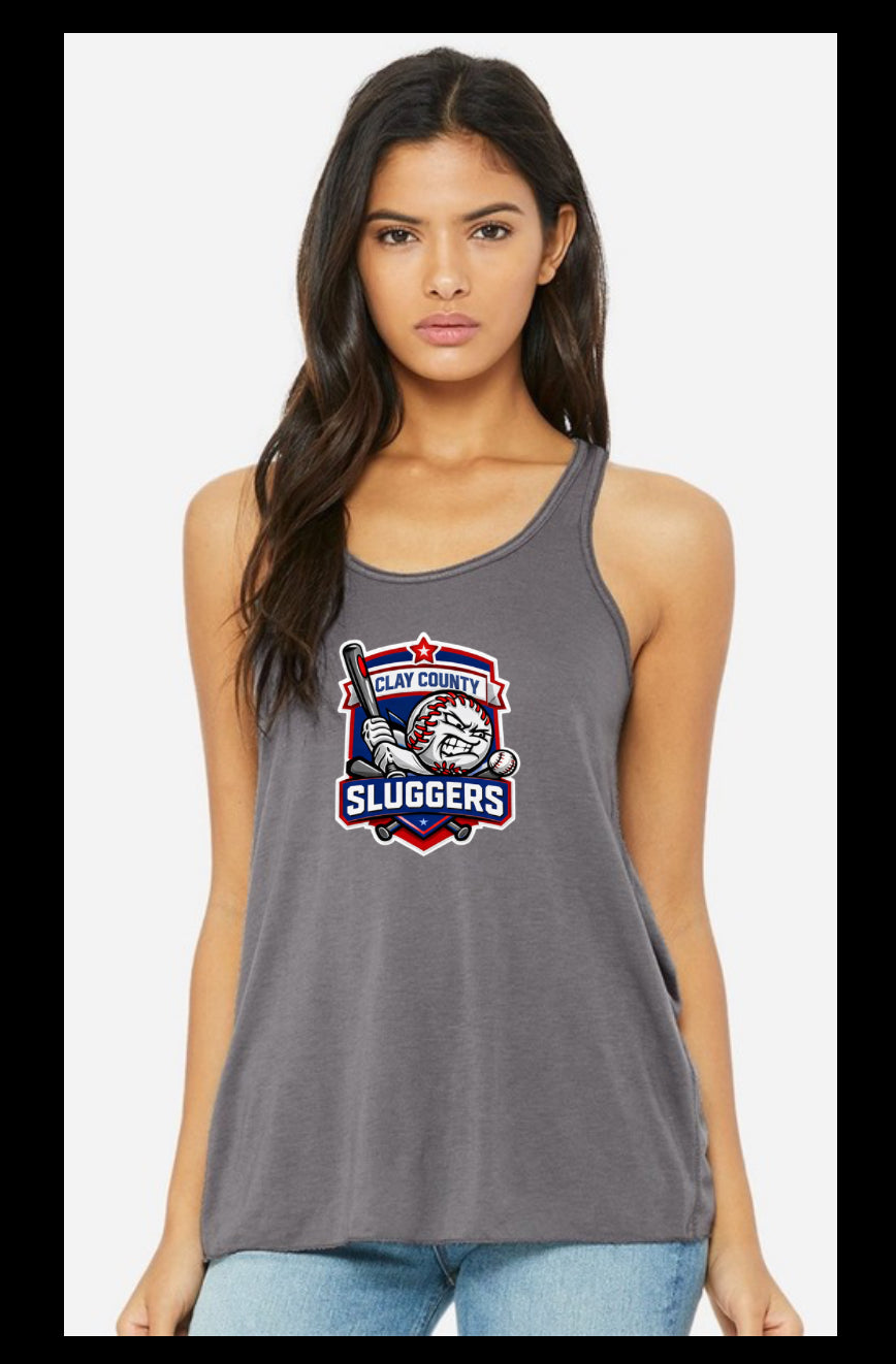 Clay County Slugger Logo Tank Top Razor Back