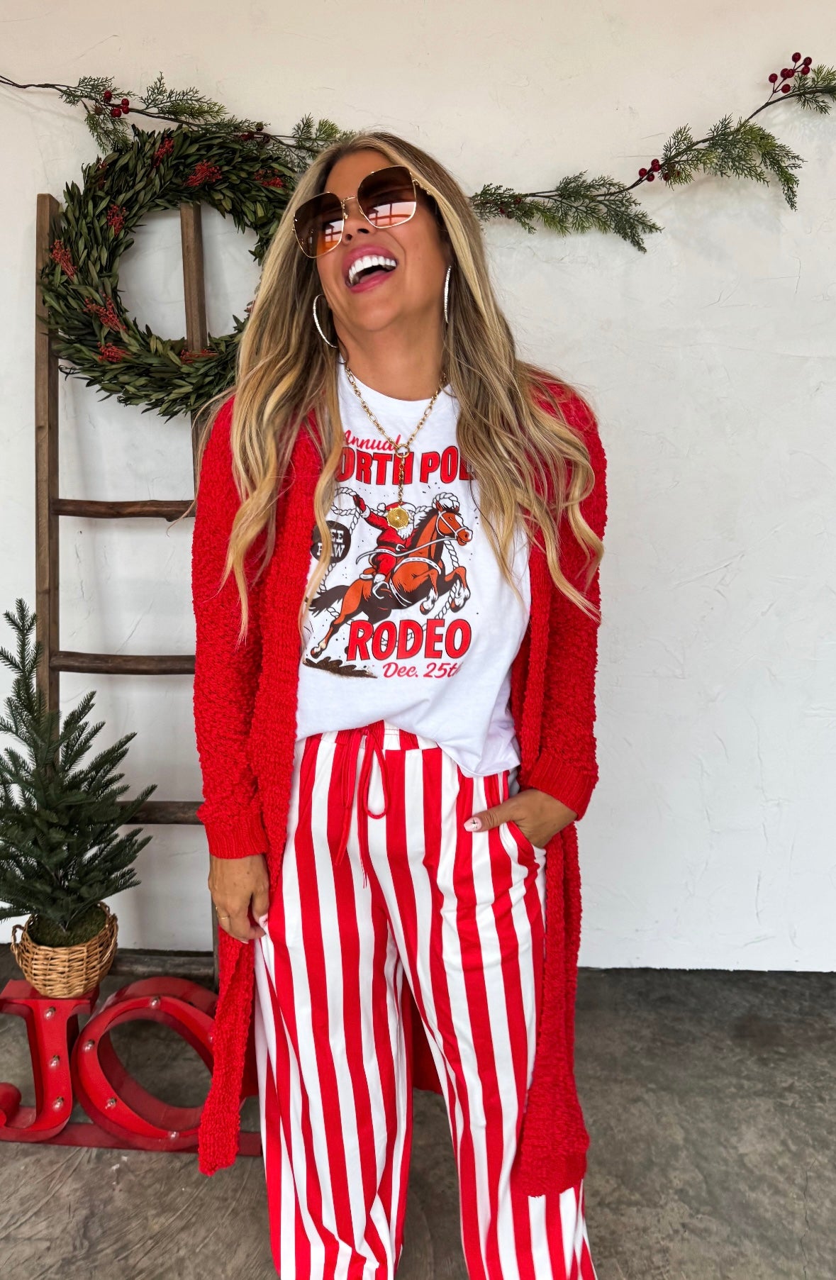 Preorder Christmas Verticle Vibes Stripe Pants