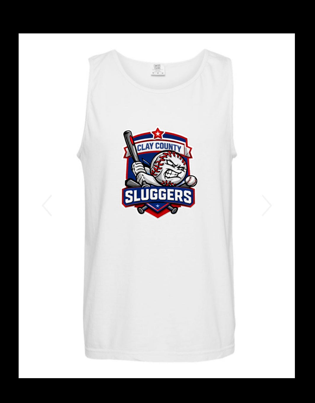Clay County Slugger Logo Tank Top