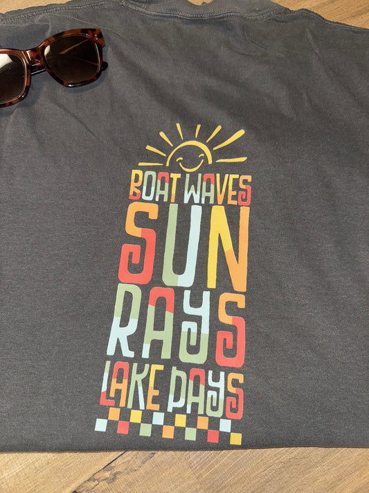 Boatwaves Sunrays Lakedays  CC Tshirt