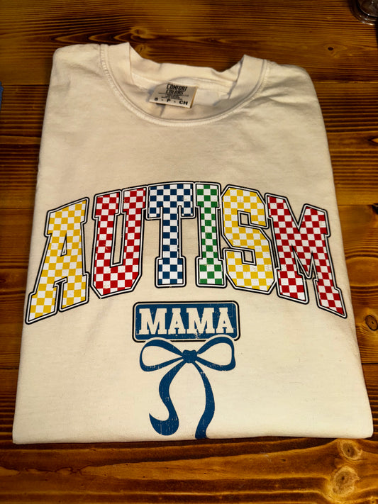 Autism Mama Comfort Colors Tshirt