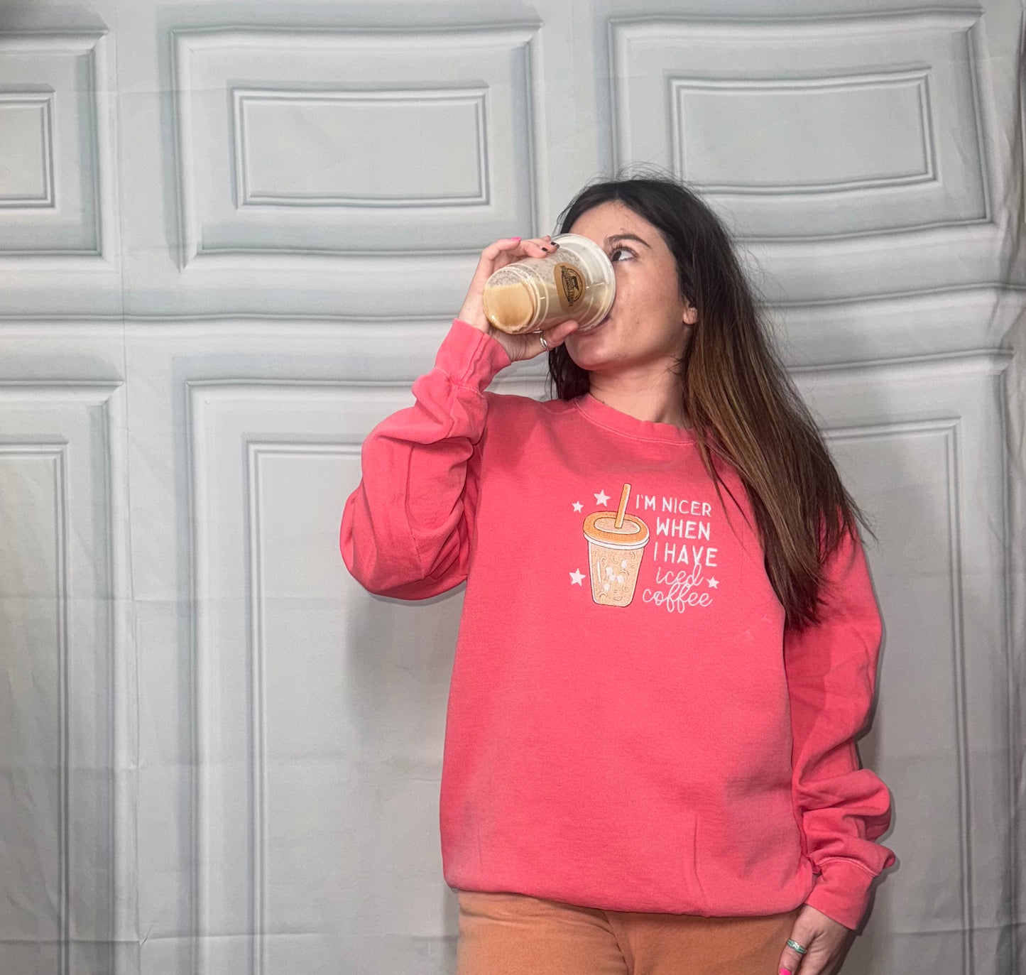 I’m Nicer When Comfort Color Crewneck