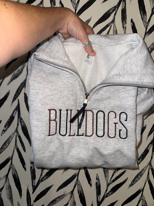 Bulldogs  Quarter Zip
