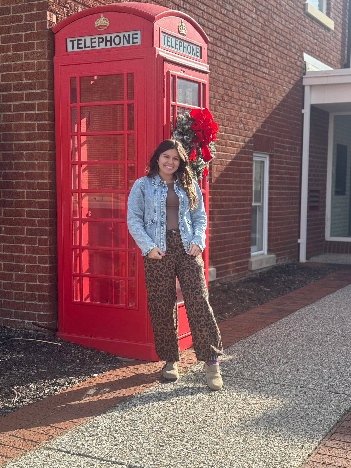 Cheetah Barrel Jeans - preorder