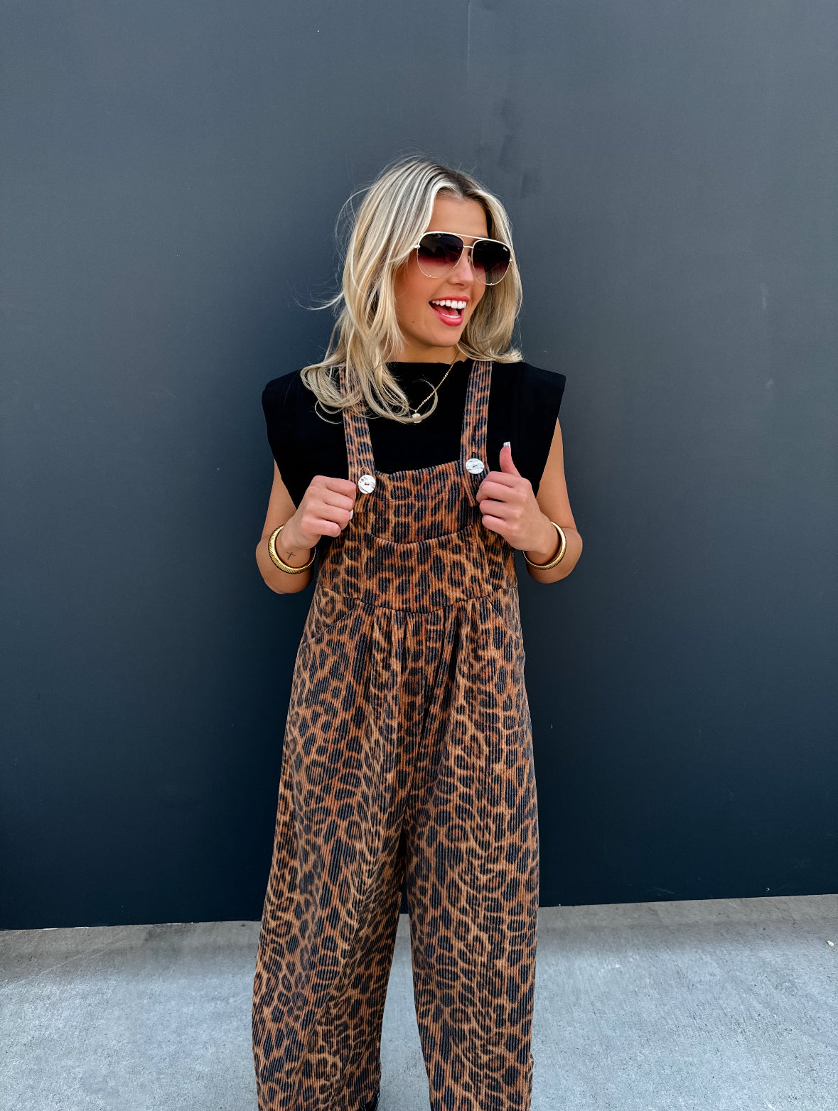 Preorder- Cheetah Karli Boho Overalls