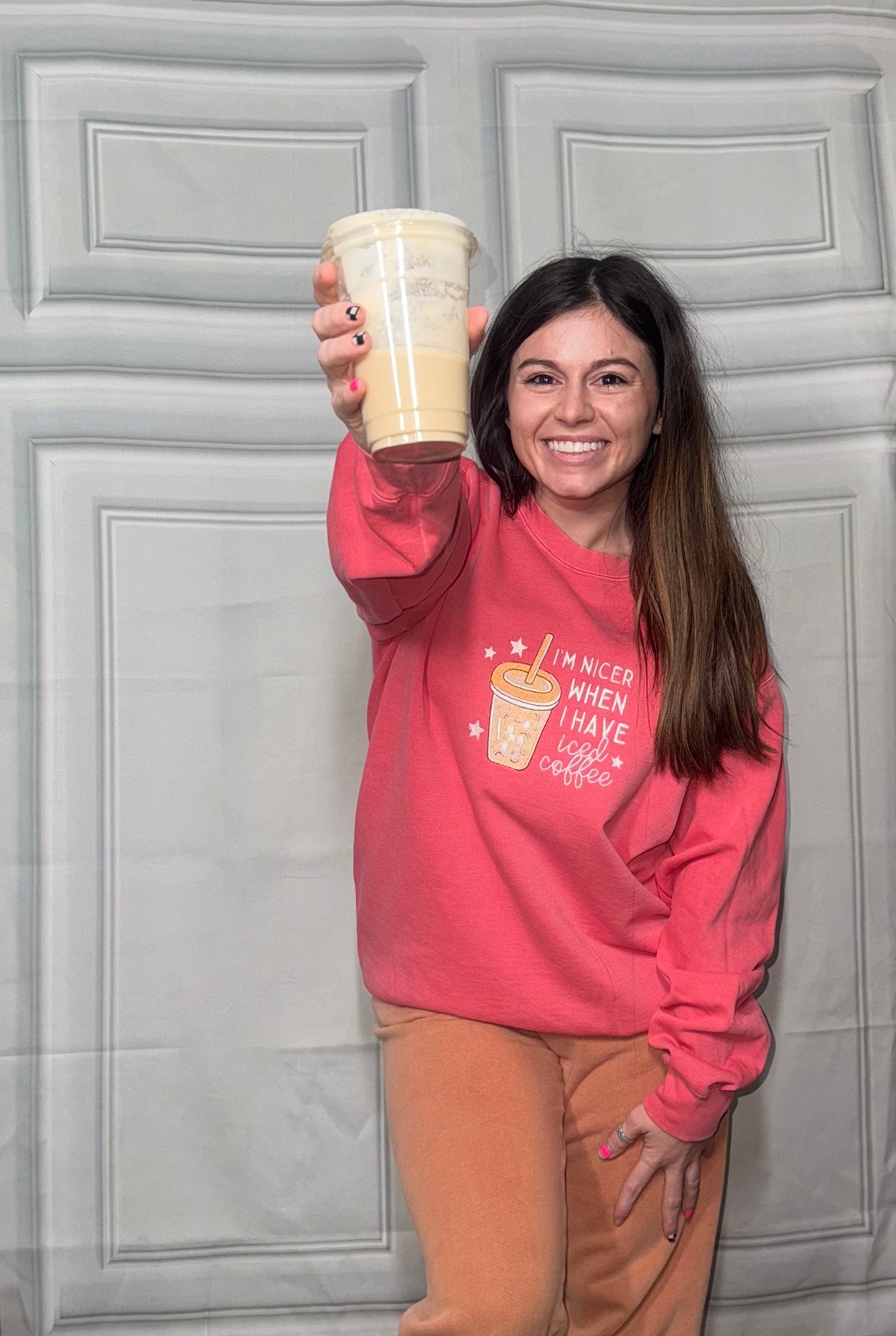 I’m Nicer When Comfort Color Crewneck