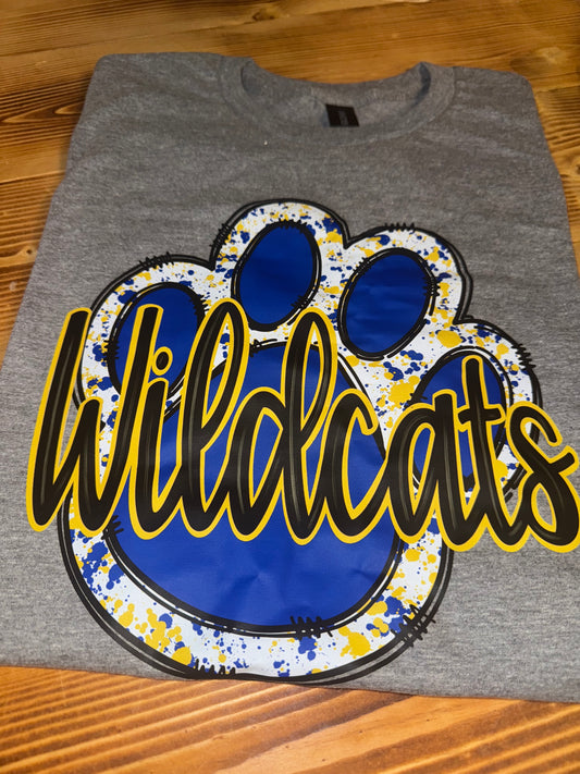 Wildcats Paw Gildan Softstyle