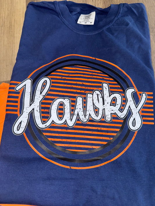 Hawks Navy CC Tshirt