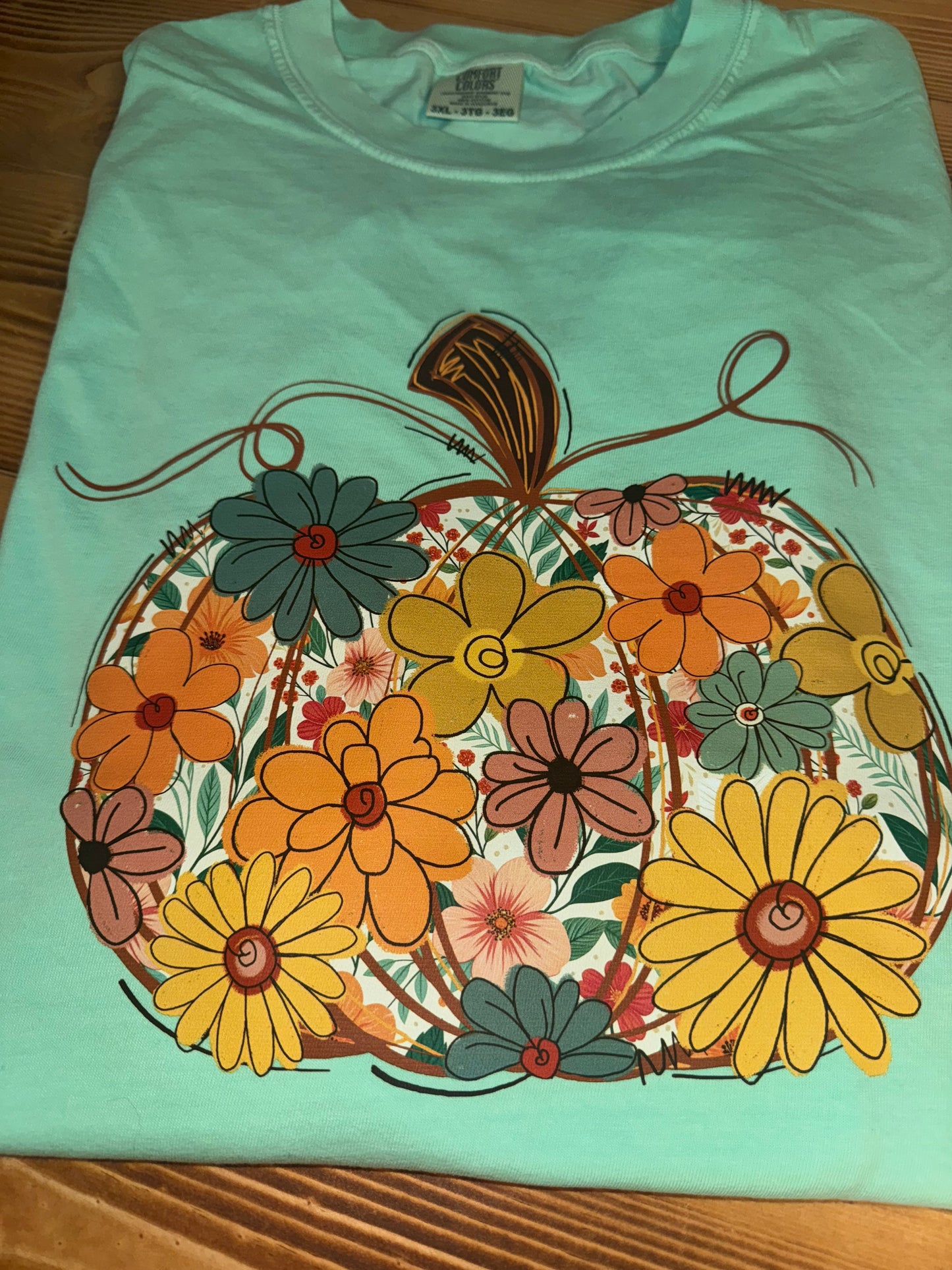 Foral Pumpkin CC TShirt