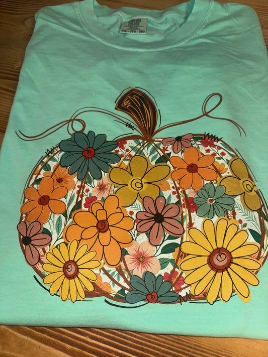 Foral Pumpkin CC TShirt