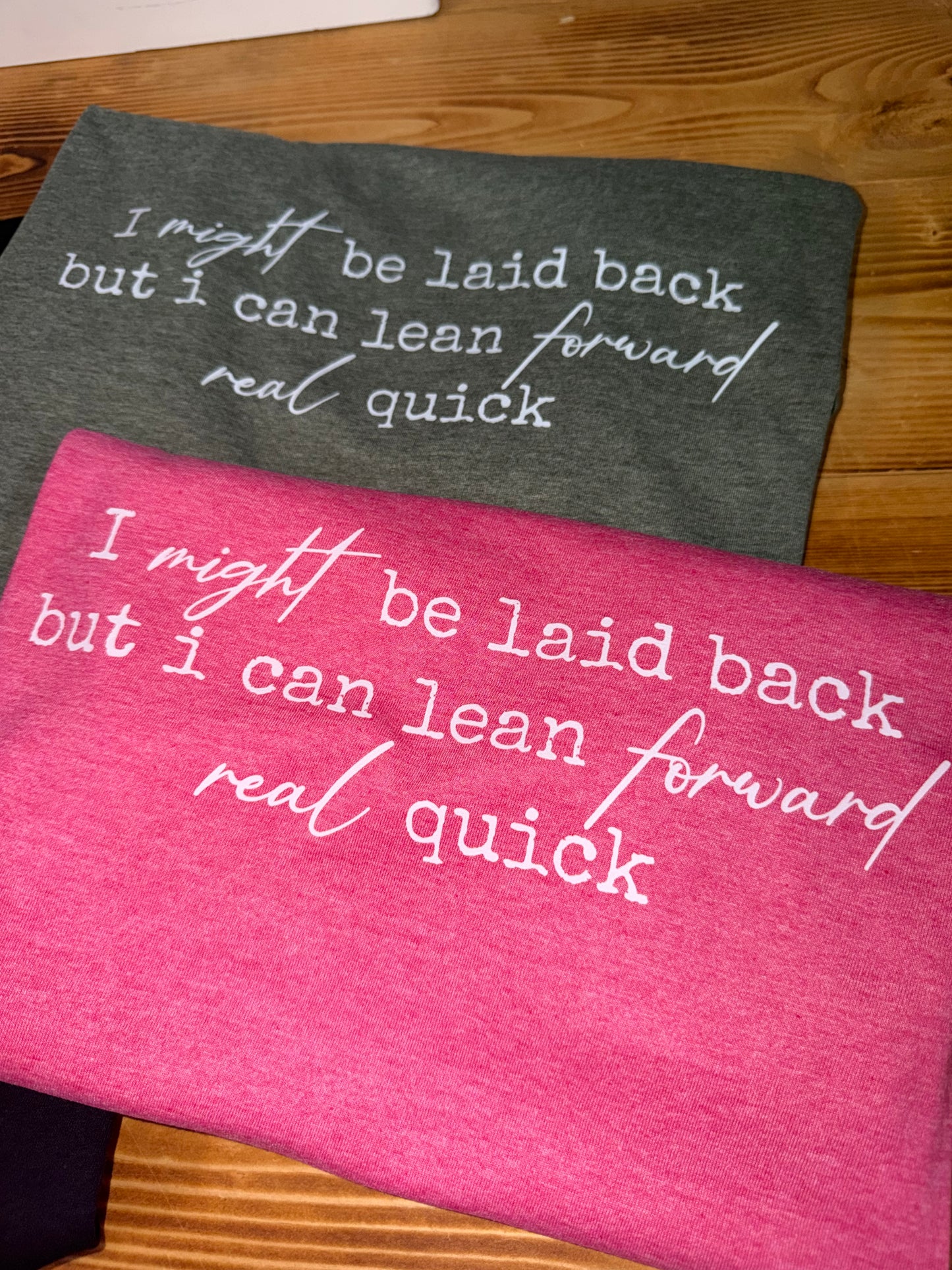 I Might Be Laid Back Gildan Softstyle Tshirt