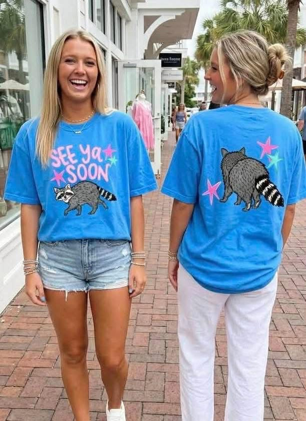 See Ya Soon Raccoon Comfort Colors