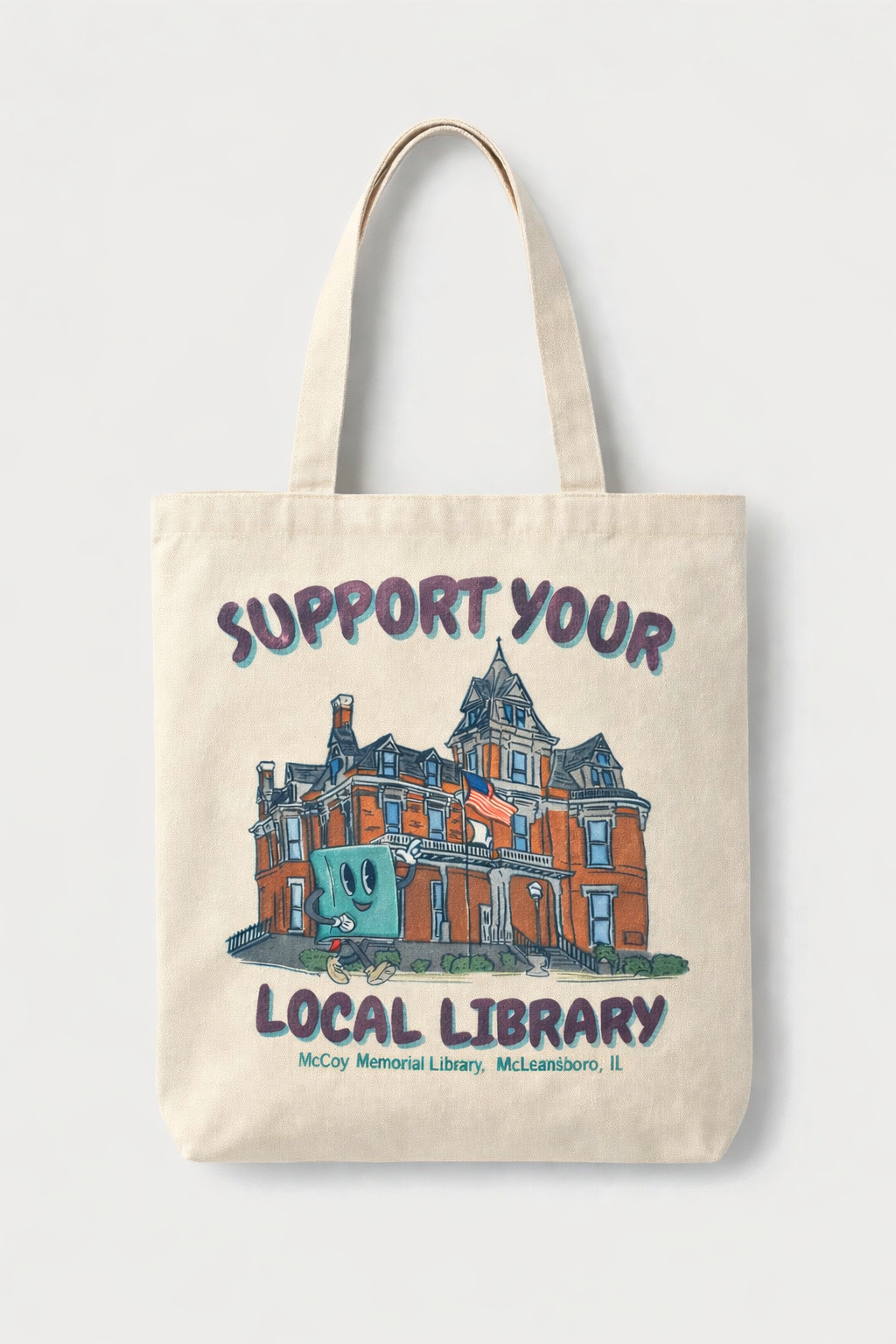McCoy Memorial Library Canvas Bag Fundraiser