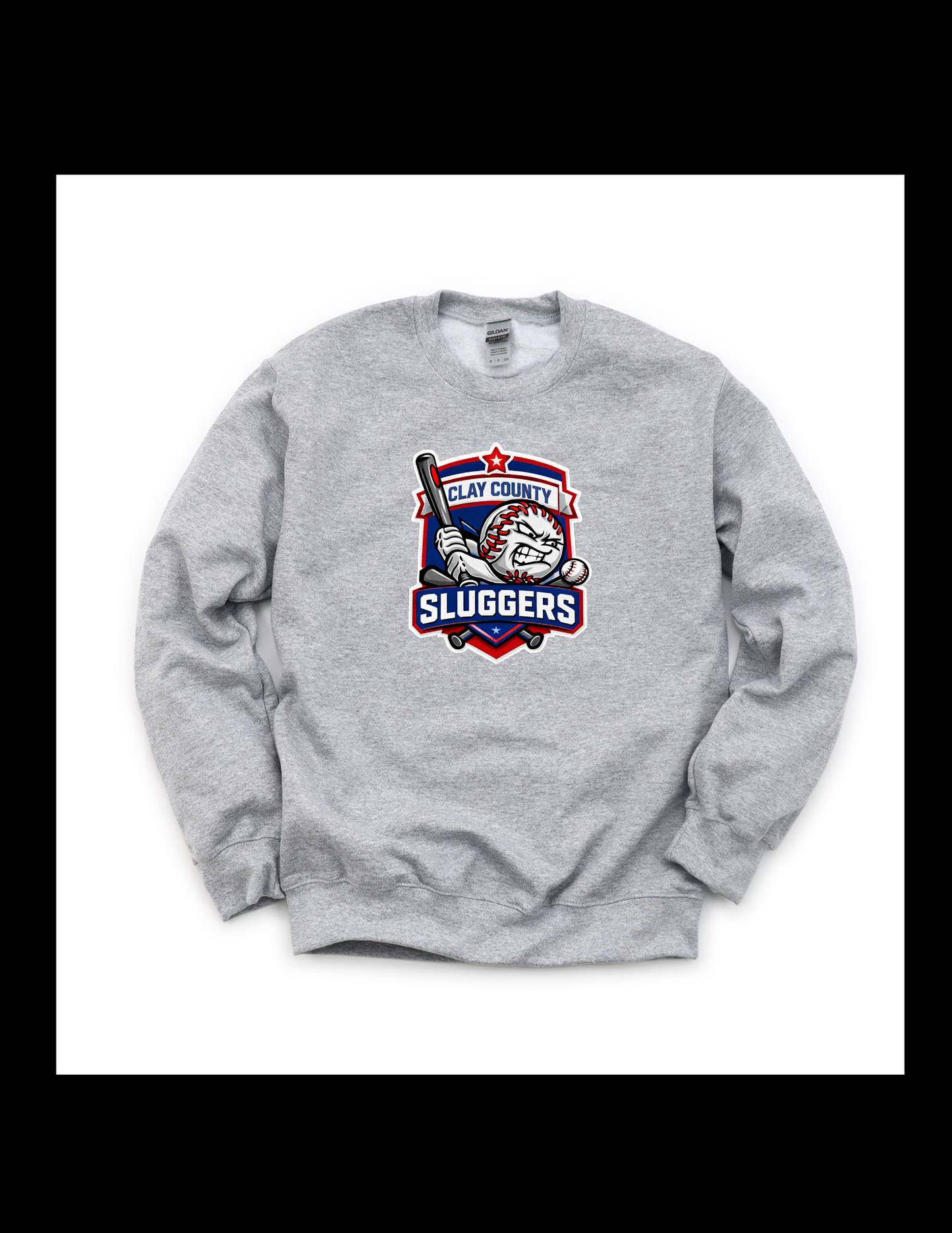 Clay County Slugger Logo Crewneck
